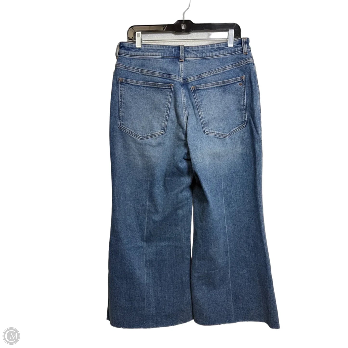 Jeans Wide Leg By Madewell In Blue Denim, Size: 10