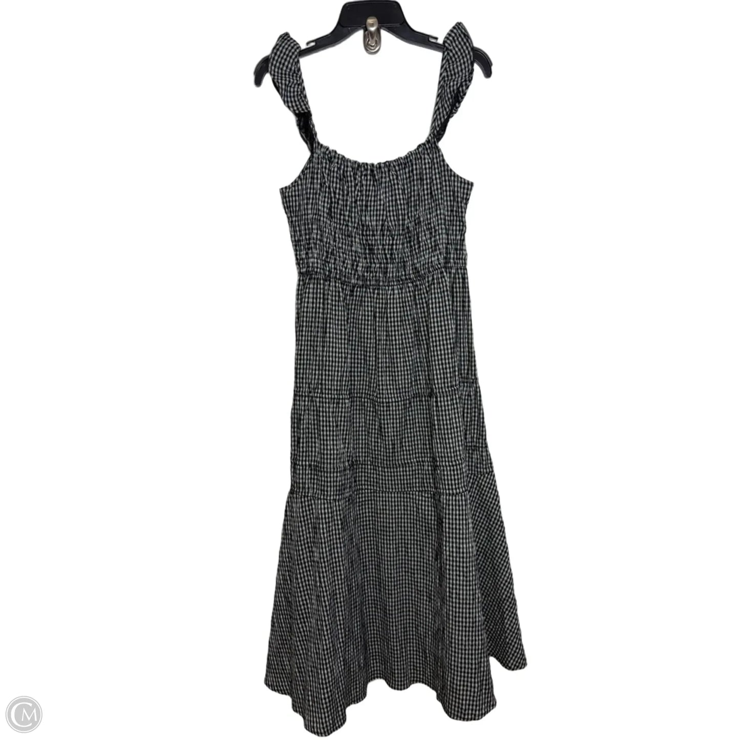 Dress Casual Maxi By Moon River In Checkered Pattern, Size: M