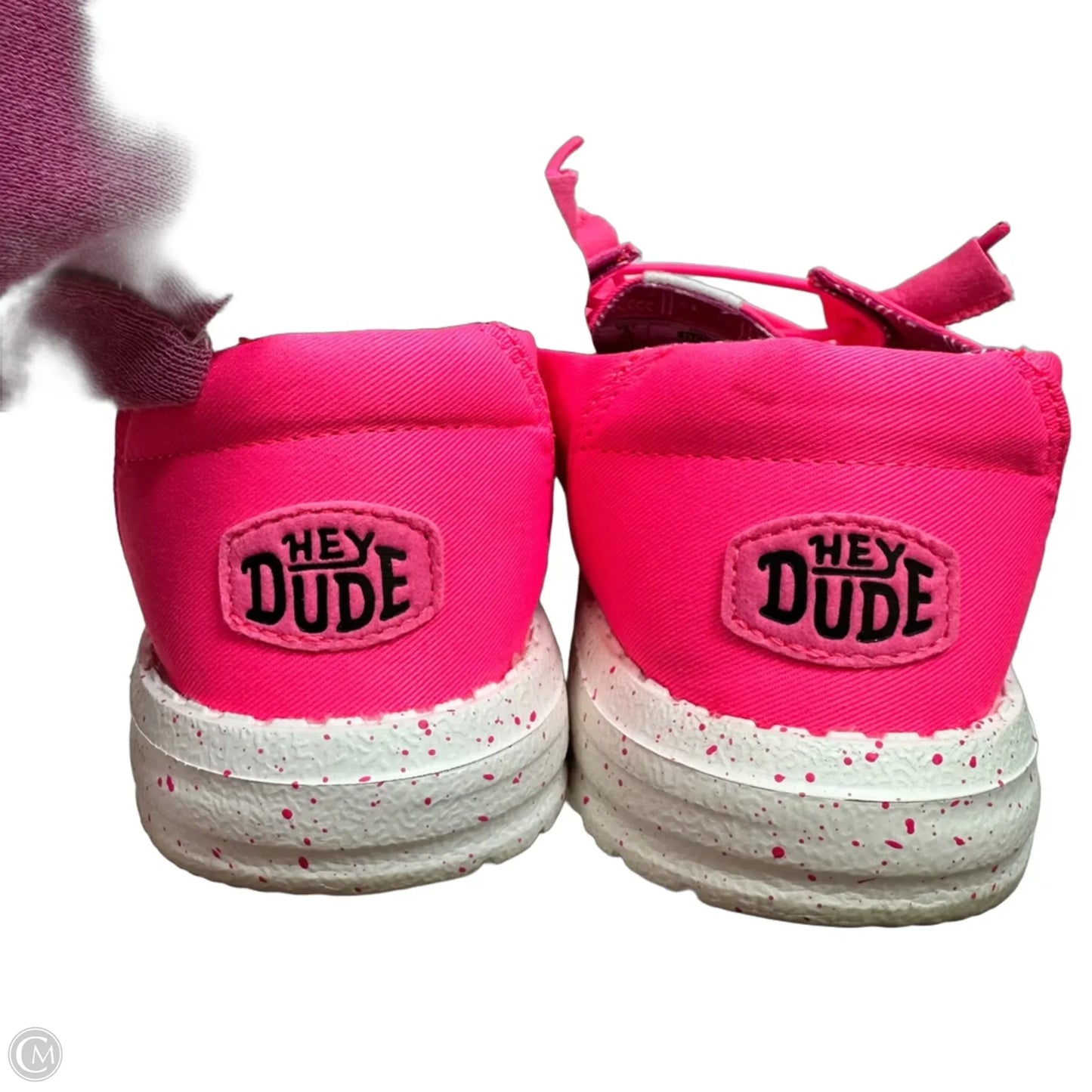Shoes Flats By Hey Dude In Pink, Size: 7