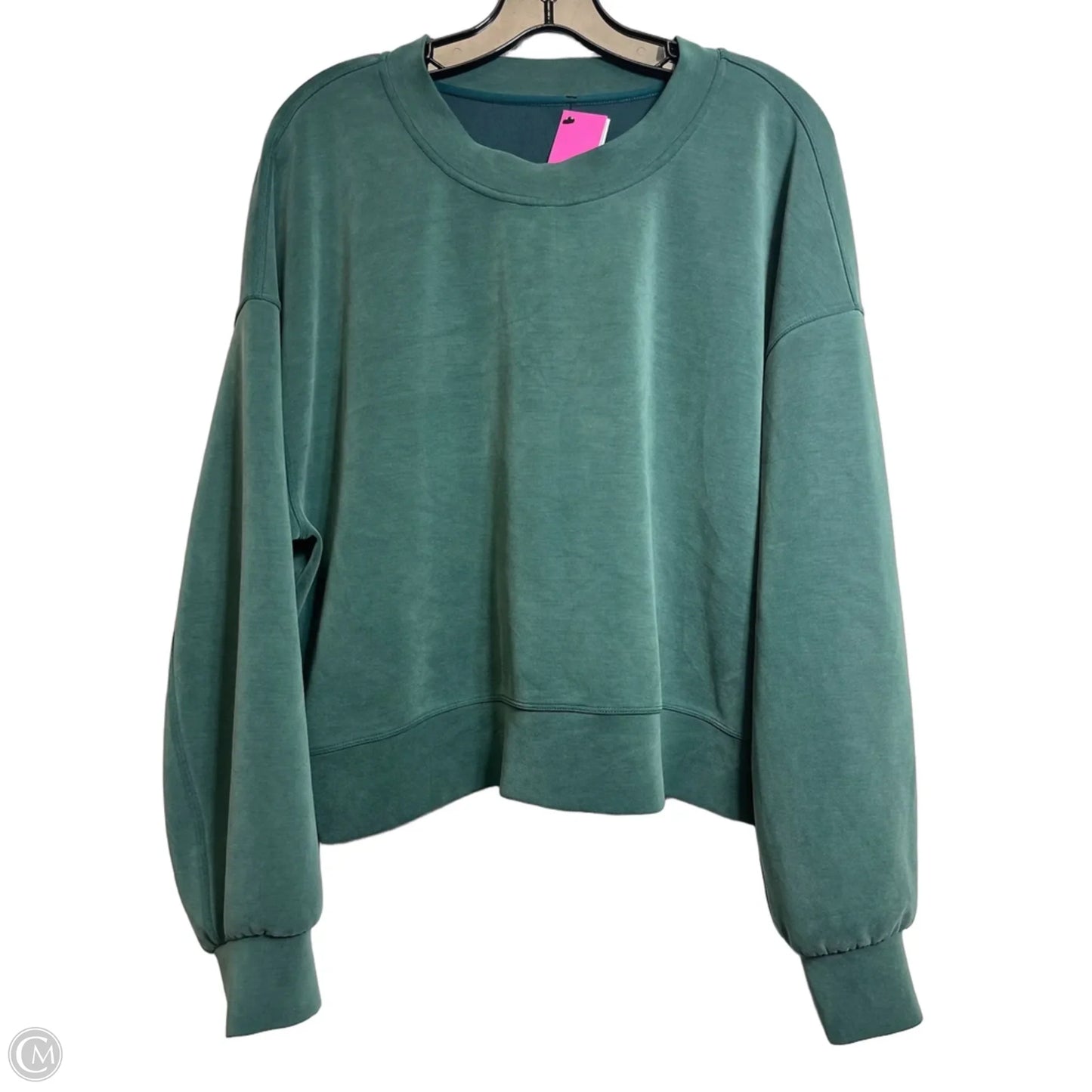 Sweatshirt Crewneck By Lululemon In Green, Size: M