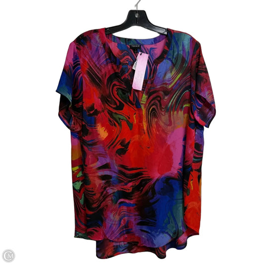 Top Short Sleeve By Torrid In Multi-colored, Size: 1x