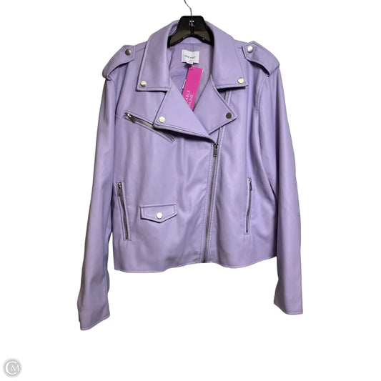 Jacket Other By Nine West Apparel In Purple, Size: Xl