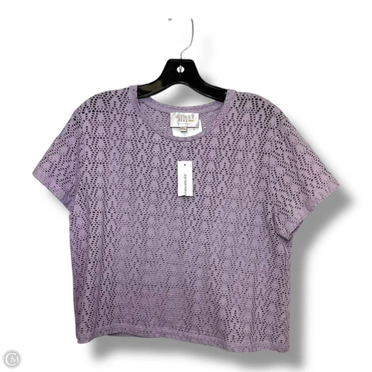 Top Short Sleeve By Clothes Mentor In Purple, Size: L