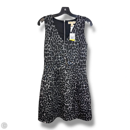 Dress Casual Midi By Michael By Michael Kors In Animal Print, Size: M