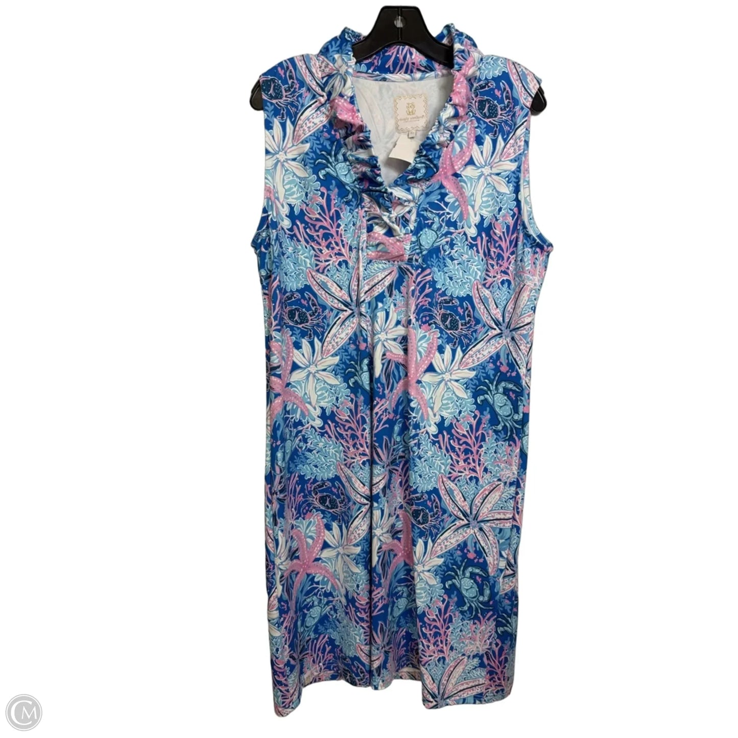 Dress Casual Maxi By Simply Southern In Blue, Size: Xl