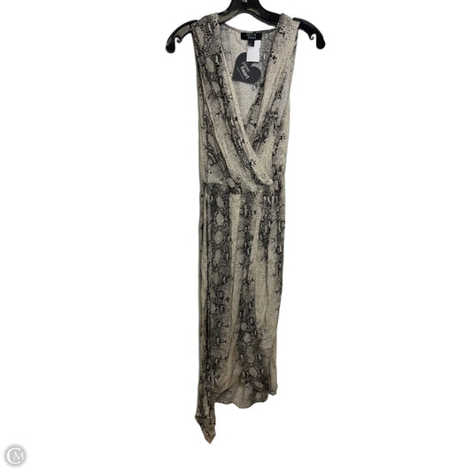 Dress Party Long By Clothes Mentor In Snakeskin Print, Size: S