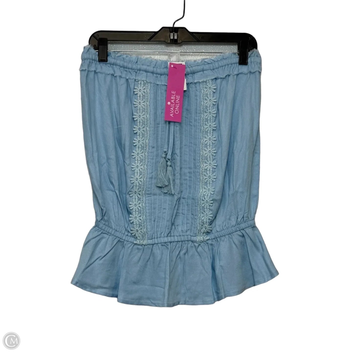 Top Sleeveless By Venus In Blue, Size: M