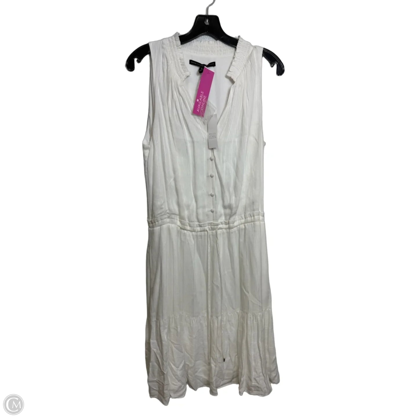 Dress Casual Maxi By White House Black Market In White, Size: M