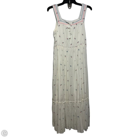 Dress Casual Maxi By Old Navy In White, Size: M
