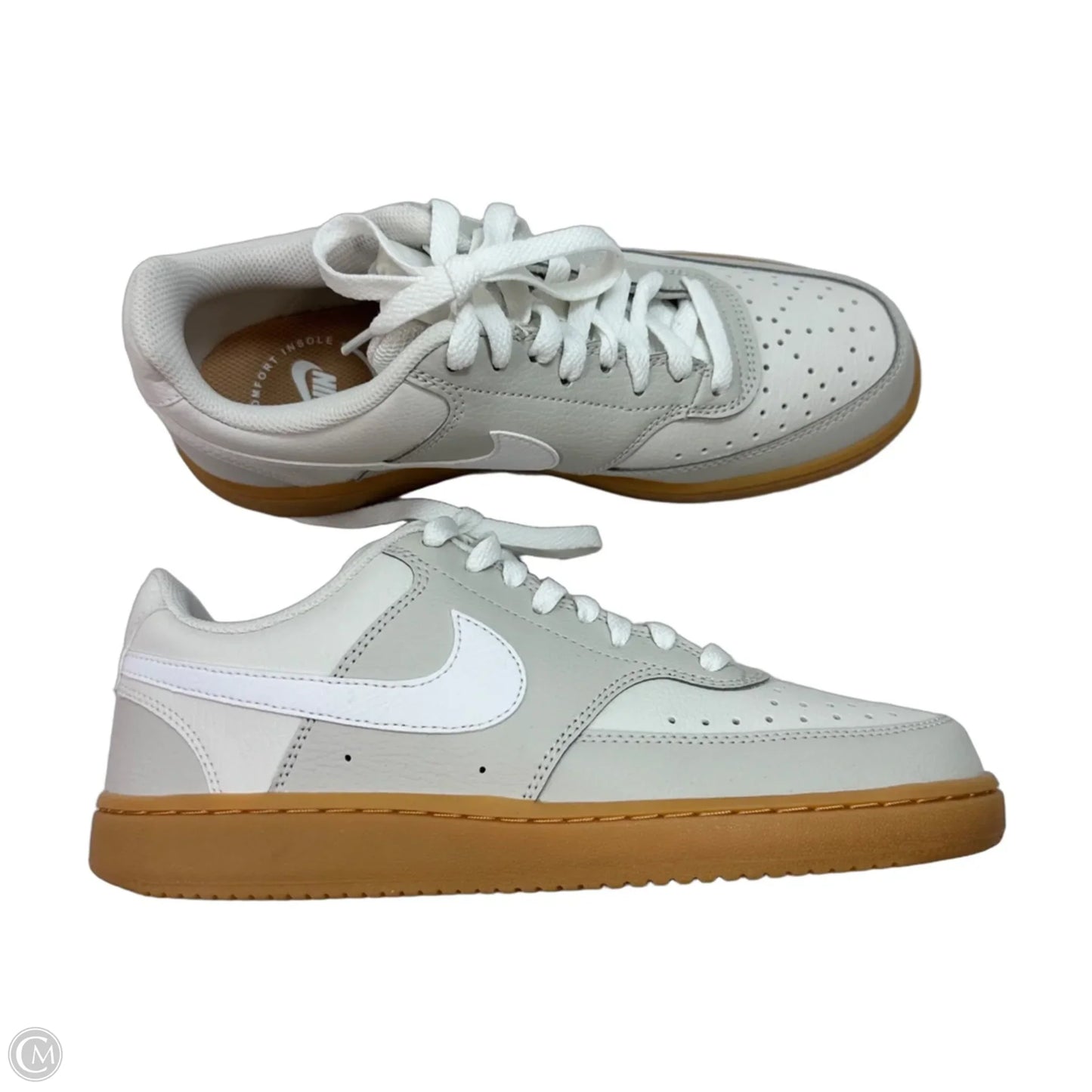 Shoes Athletic By Nike In White, Size: 9.5
