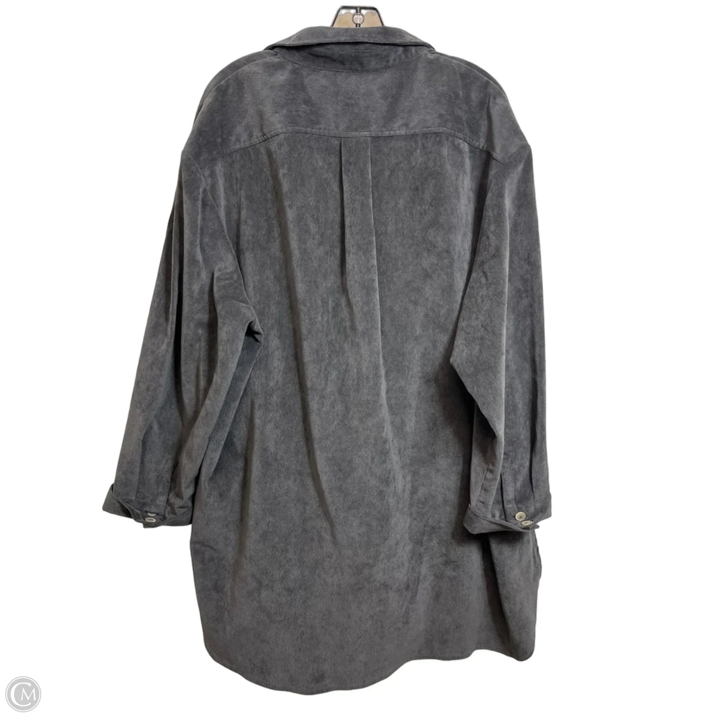 Top Long Sleeve By Zara In Grey, Size: Xxl