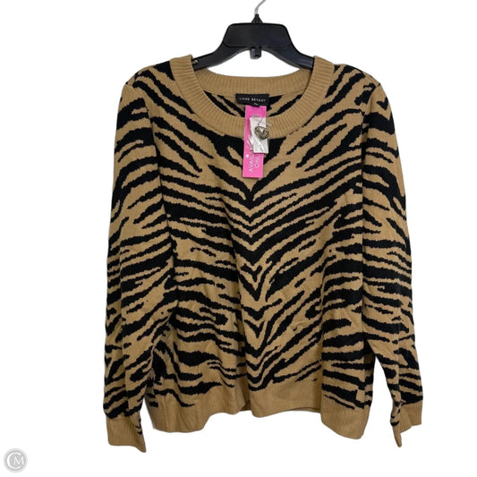 Sweater By Lane Bryant In Animal Print, Size: 22