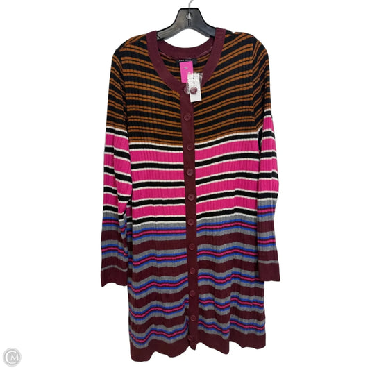 Cardigan By Lane Bryant In Multi-colored, Size: 22