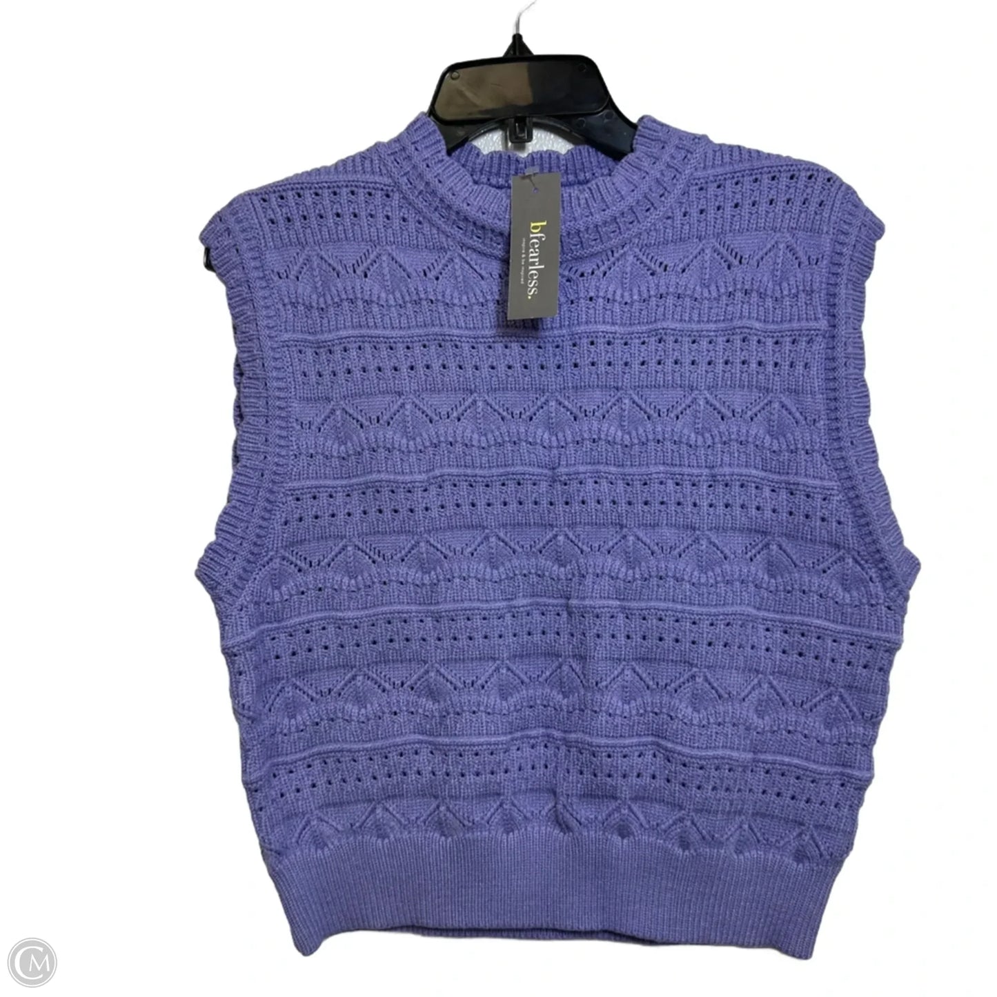 Vest Sweater By &merci In Purple, Size: M