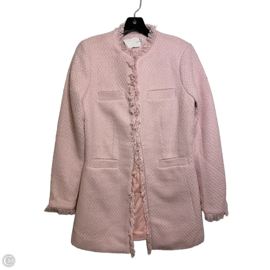Long coat Blazer By Venus In Pink, Size: 4