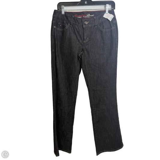 Jeans Boot Cut By Tommy Hilfiger In Black, Size: 4