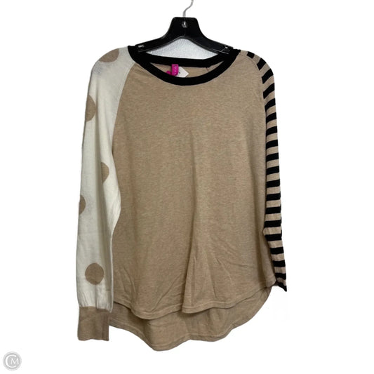 Sweater By Clothes Mentor In Tan, Size: L