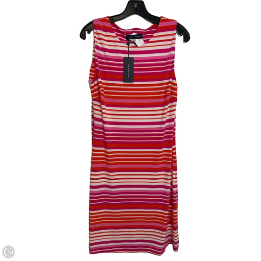 Dress Casual Midi By Tommy Hilfiger In Striped Pattern, Size: 10