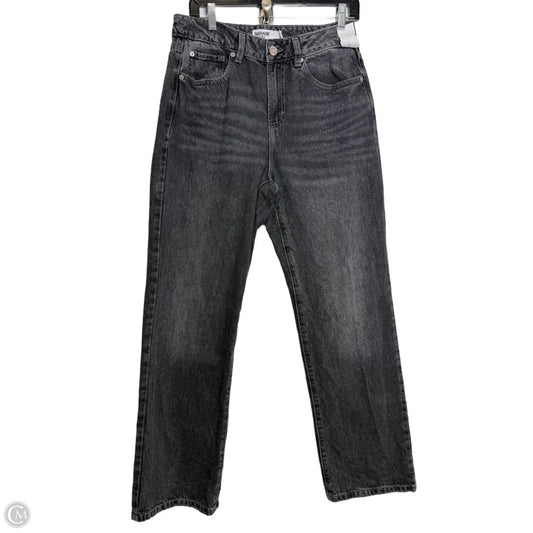 Jeans Straight By Garage In Black, Size: 8