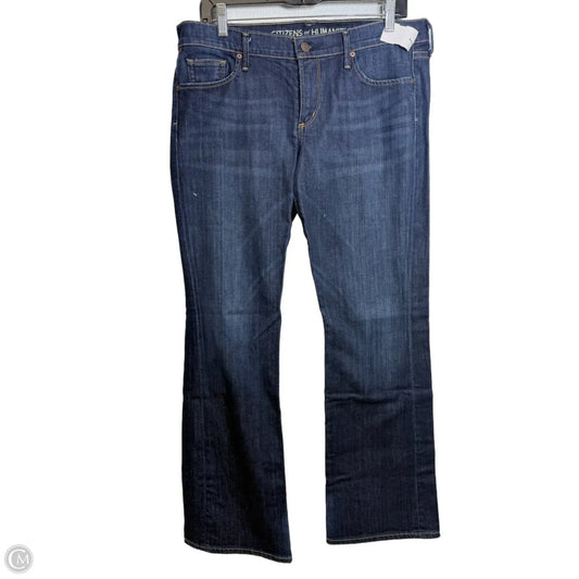 Jeans Boot Cut By Citizens Of Humanity In Blue Denim, Size: 14