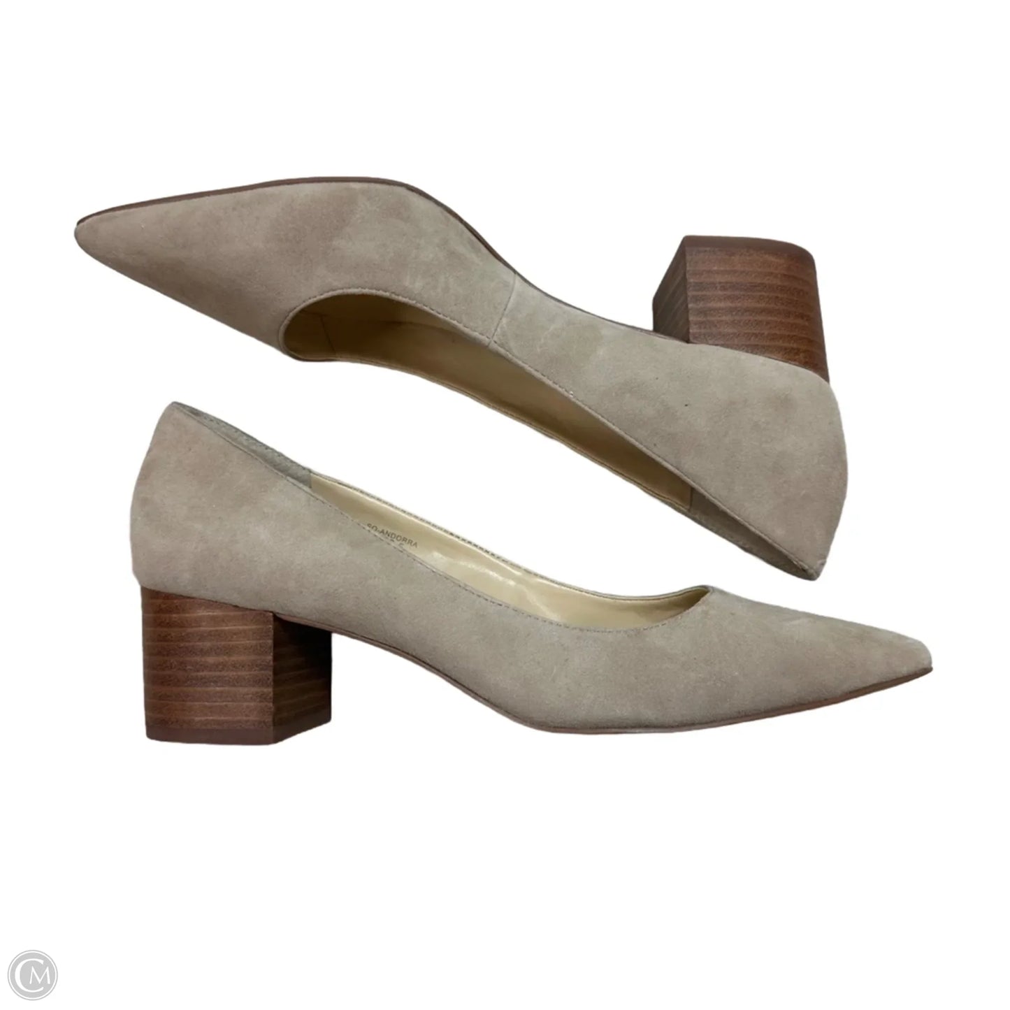 Shoes Heels Block By Sole Society In Taupe, Size: 8