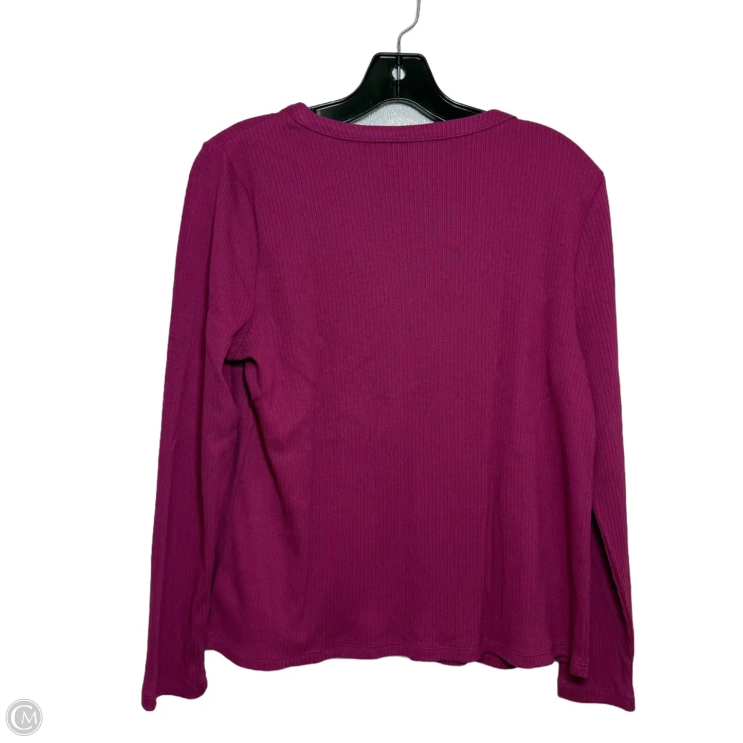 Top 2pc Long Sleeve By Talbots In Pink, Size: Lp
