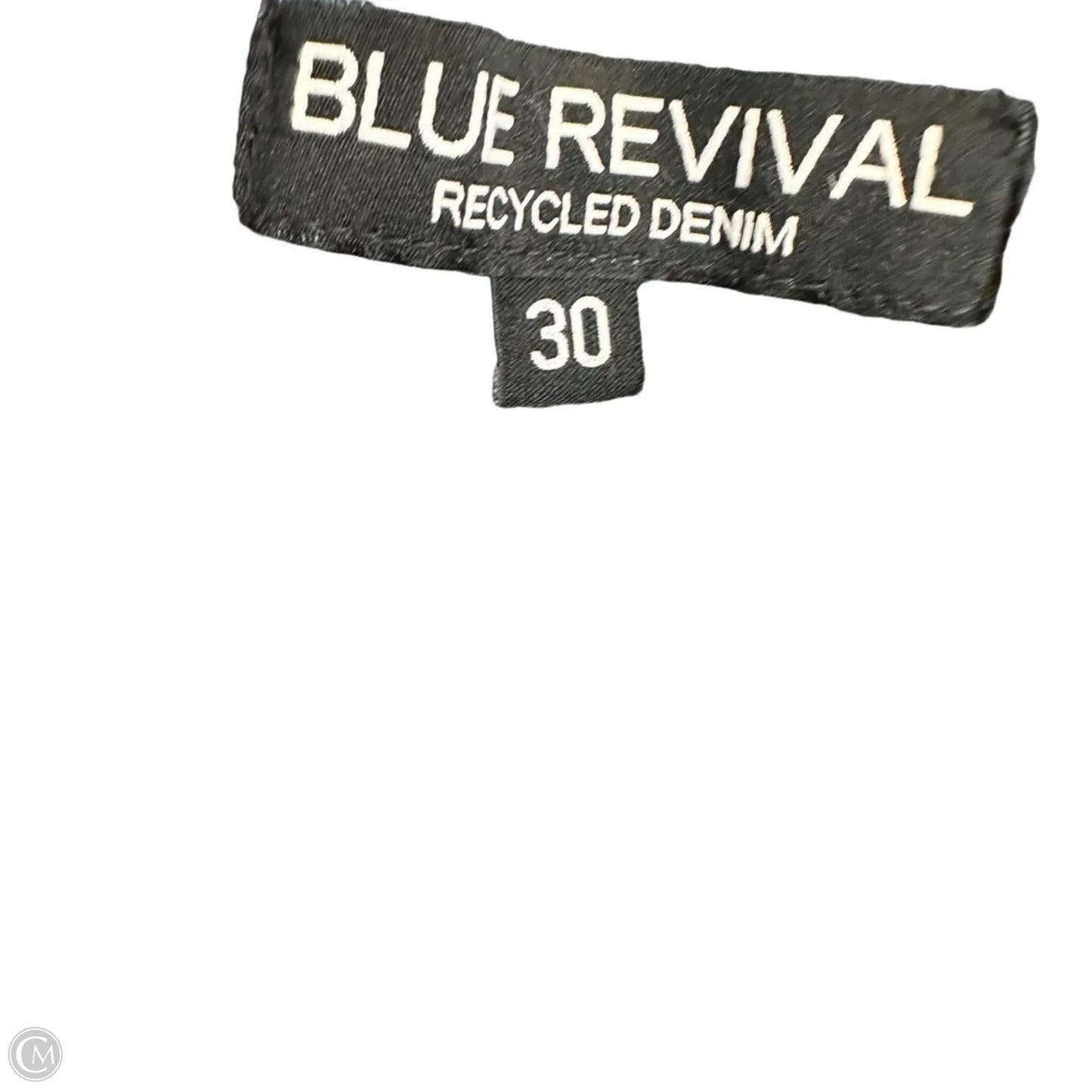 Jeans Cropped By BLUE REVIVAL  In Blue Denim, Size: 10