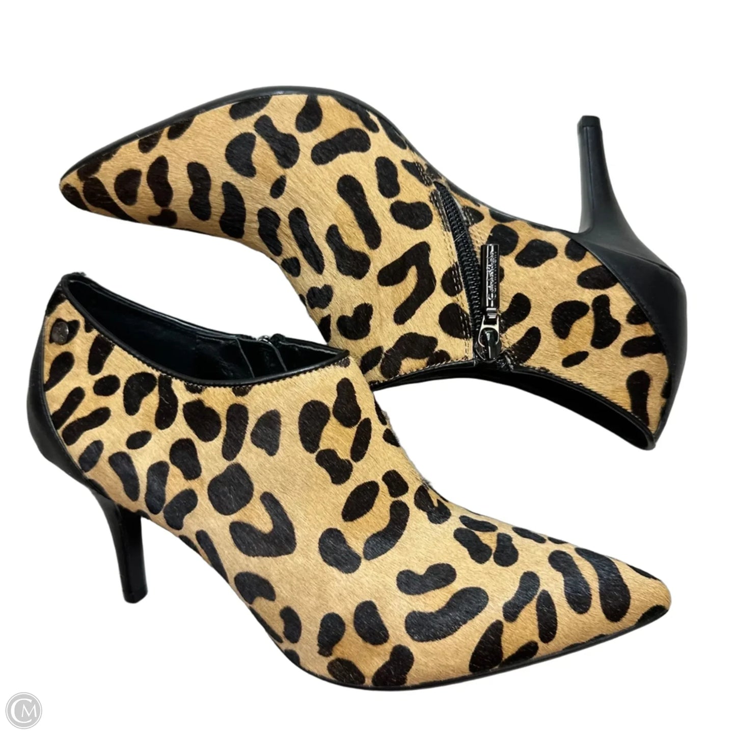 Shoes Heels Kitten By Calvin Klein In Animal Print, Size: 8