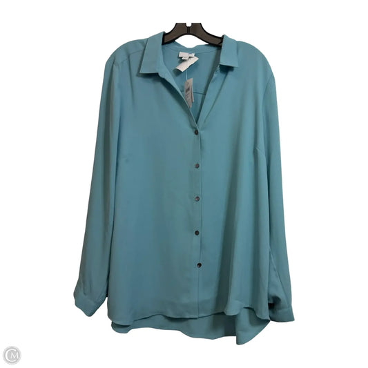 Top Long Sleeve By J. Jill In Blue, Size: Xl
