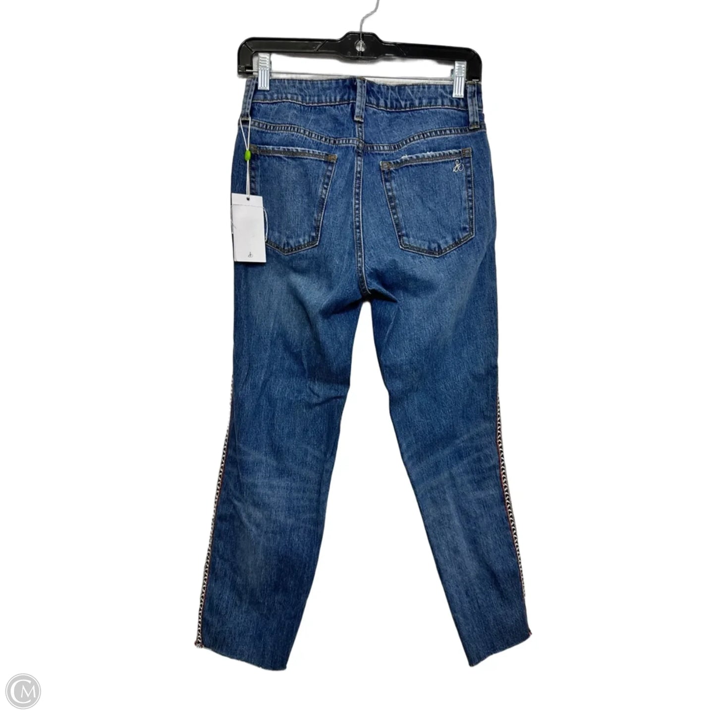 THE MARY JANE HIGH RISE STRAIGHT CROP Jeans By Sam Edelman In Blue Denim, Size: 26