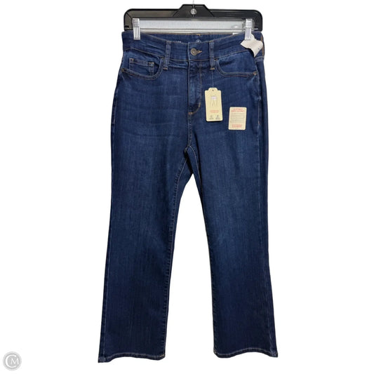 Jeans Cropped flare By St Johns Bay In Blue Denim, Size: 6