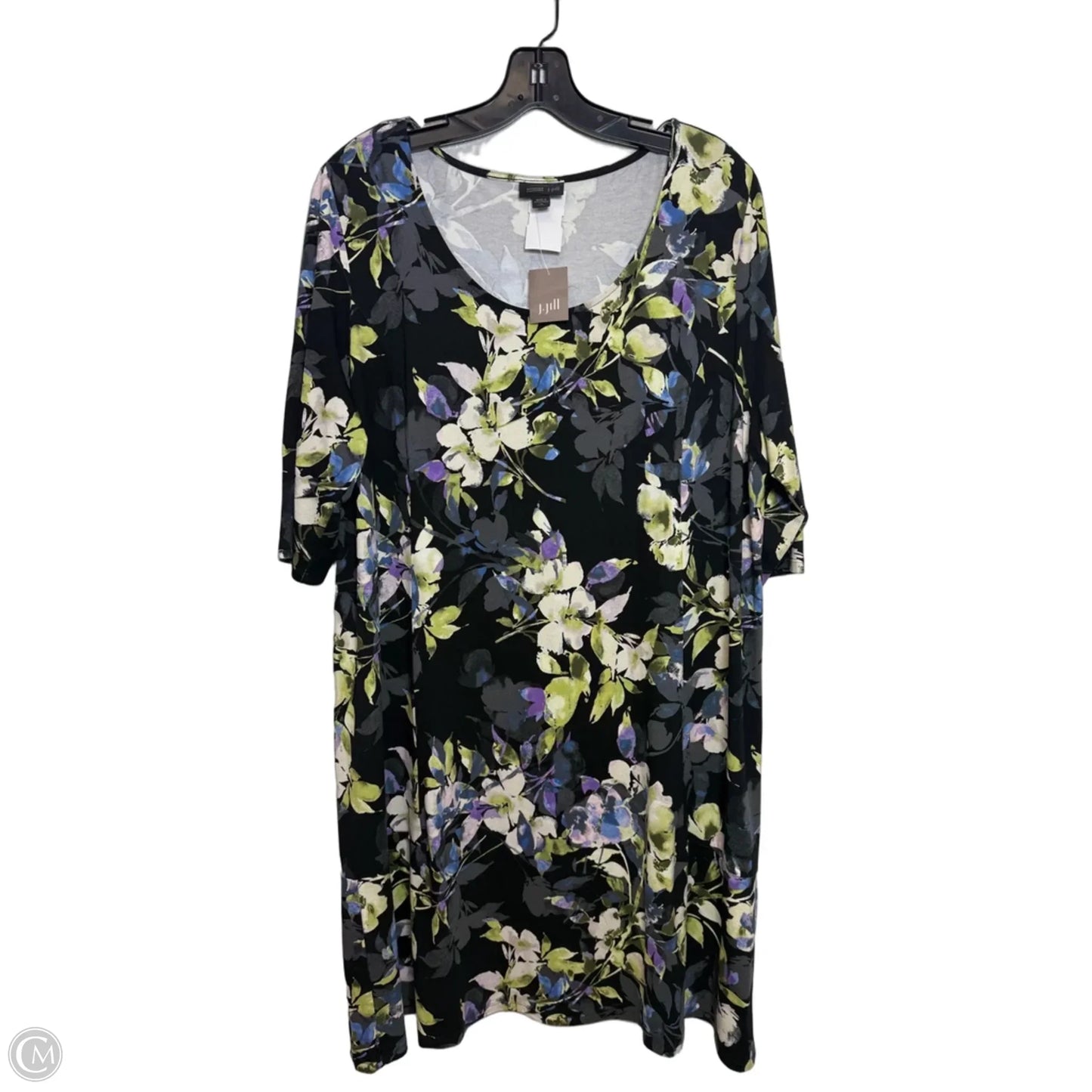 Dress Casual Short By J. Jill In Floral Print, Size: Xlp