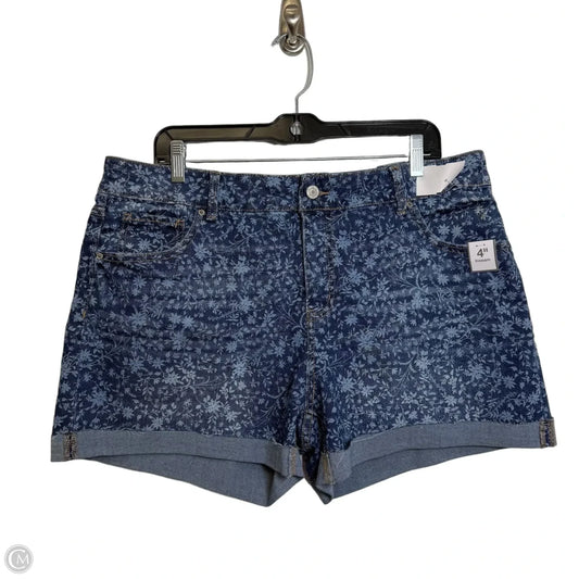 Shorts By Time And Tru In Blue, Size: Xxl