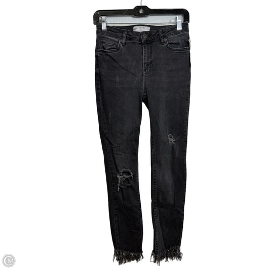 Jeans Skinny By Free People In Black, Size: 0