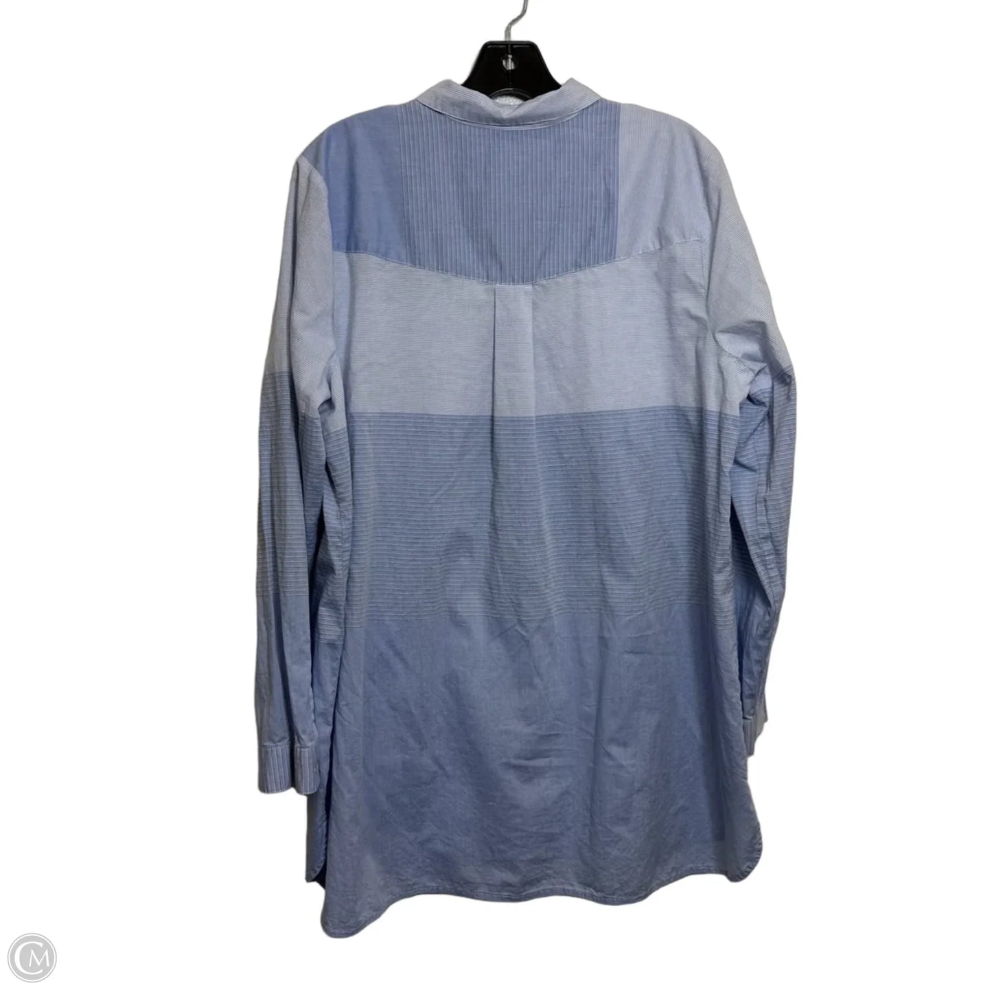 Top Long Sleeve By J. Jill In Blue, Size: L
