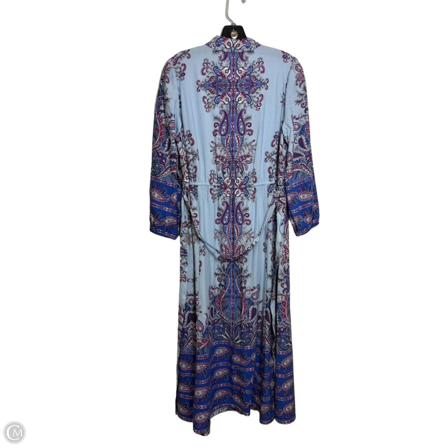 Dress Casual Midi By Loft In Blue, Size: Lp