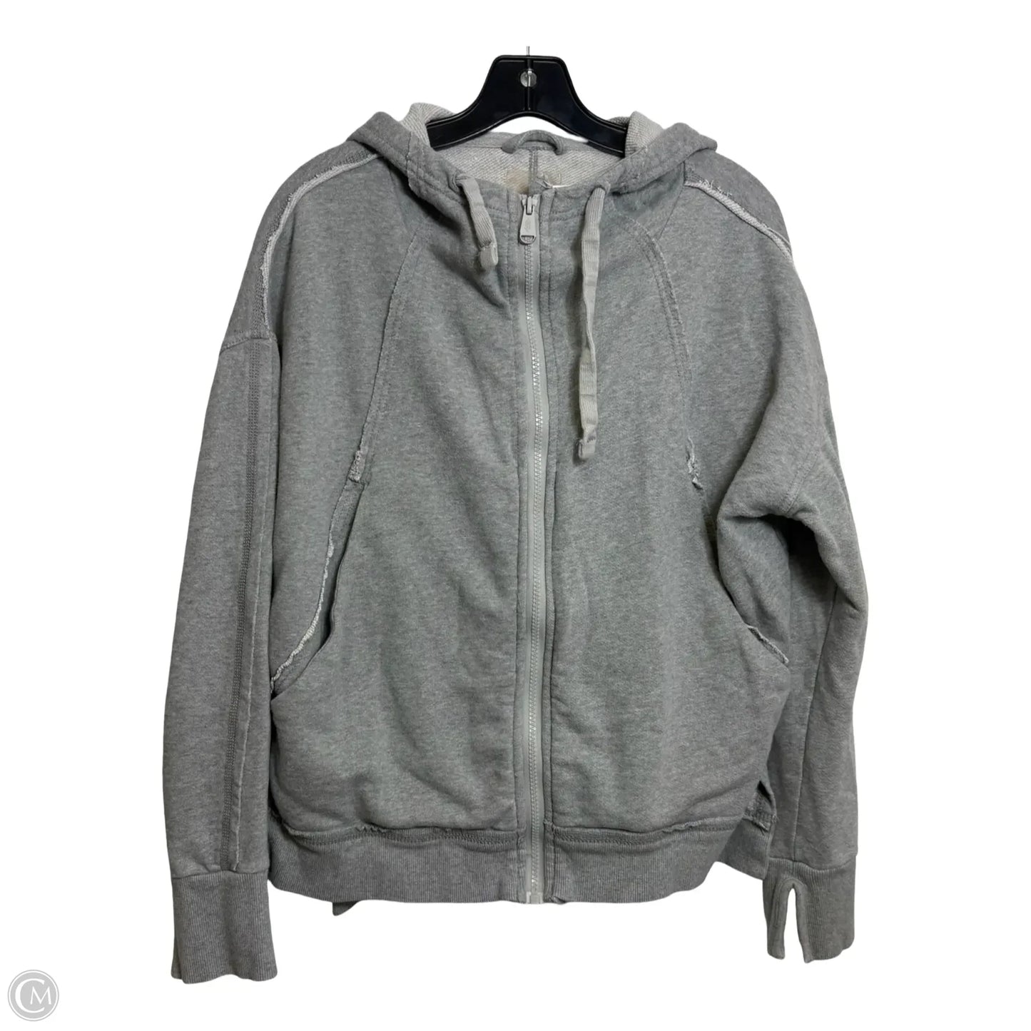 Athletic Jacket By Free People In Grey, Size: Xs