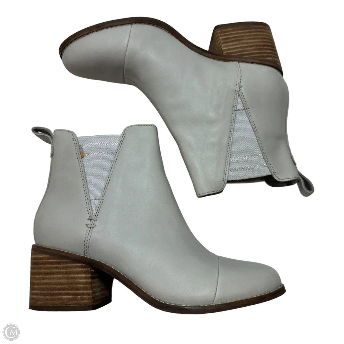 Boots Ankle Heels By Toms In Grey, Size: 8