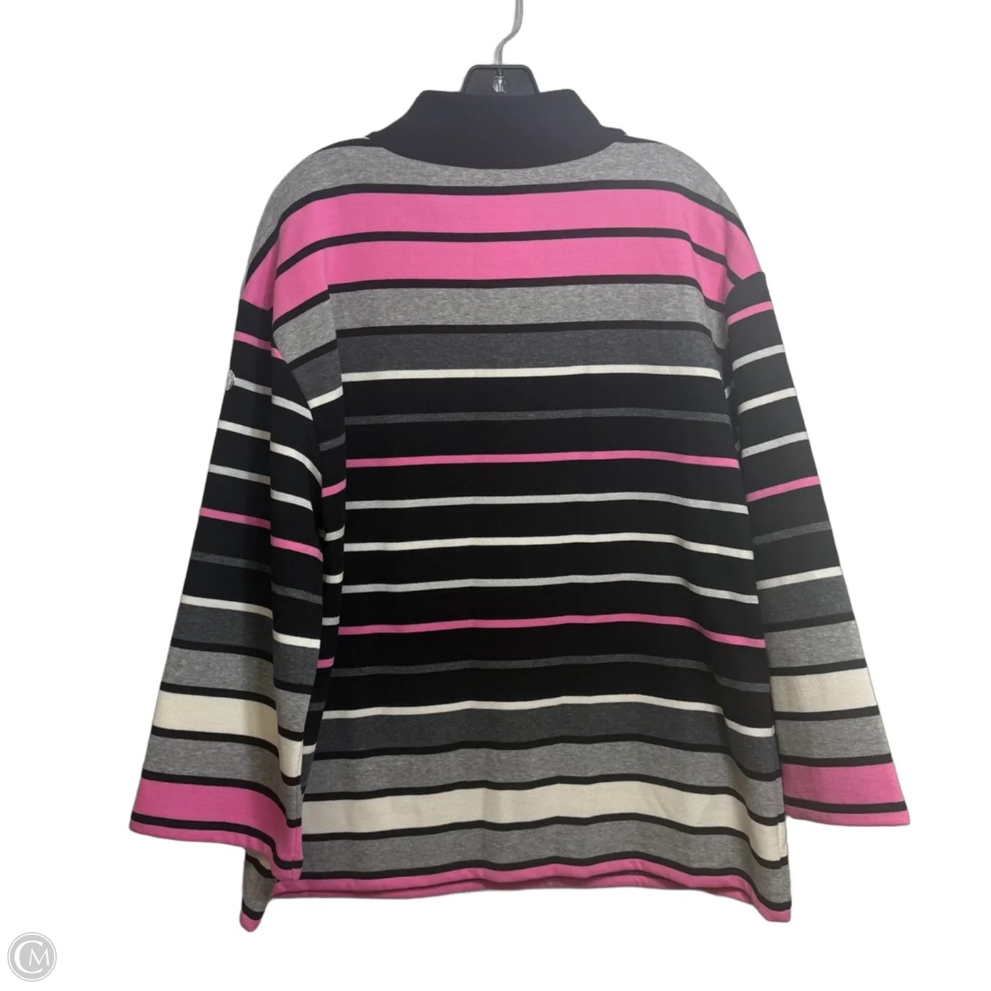 Top Long Sleeve By Talbots In Pink, Size: 1x