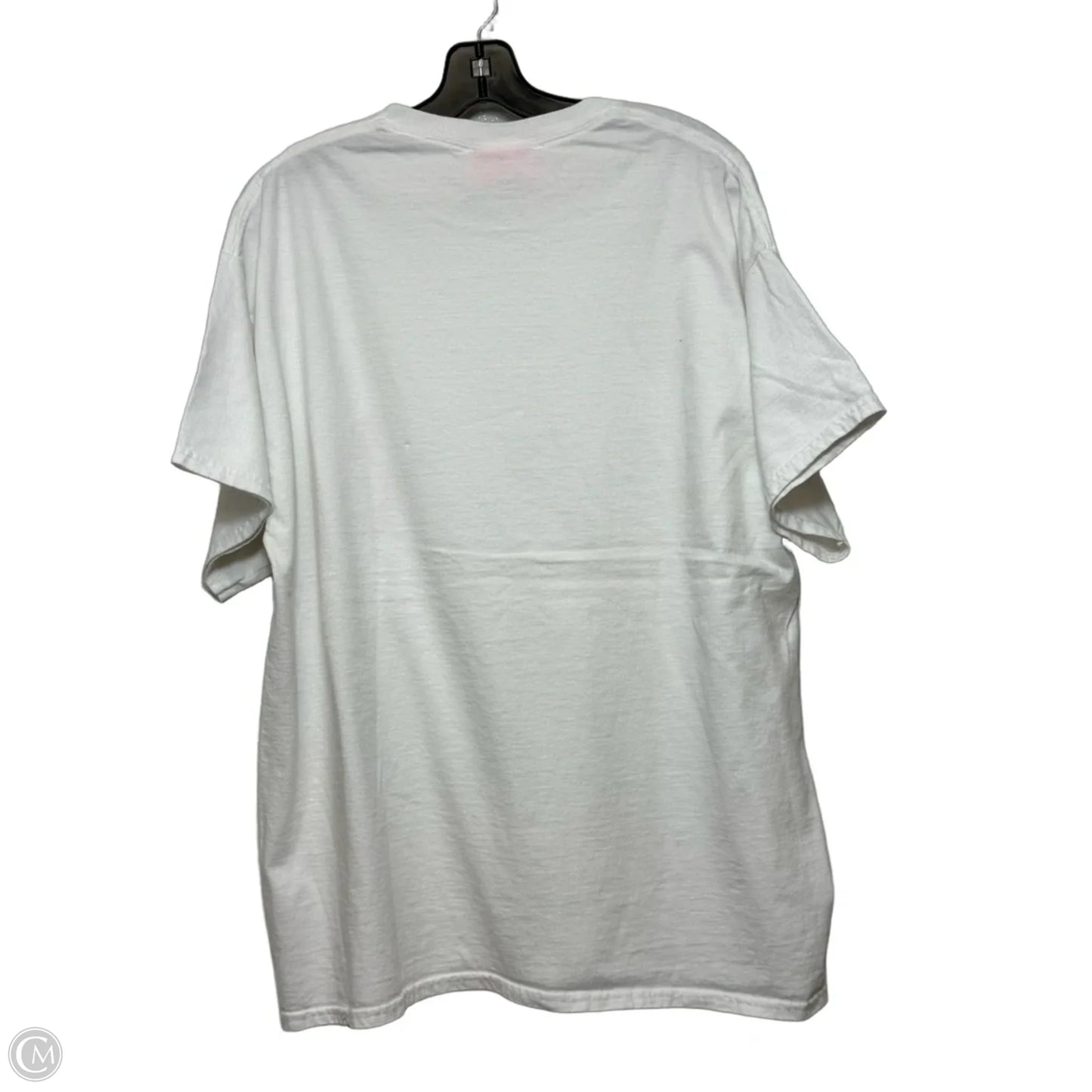 Top Short Sleeve By Clothes Mentor In White, Size: L