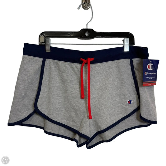 Athletic Shorts By Champion In Grey, Size: Xl