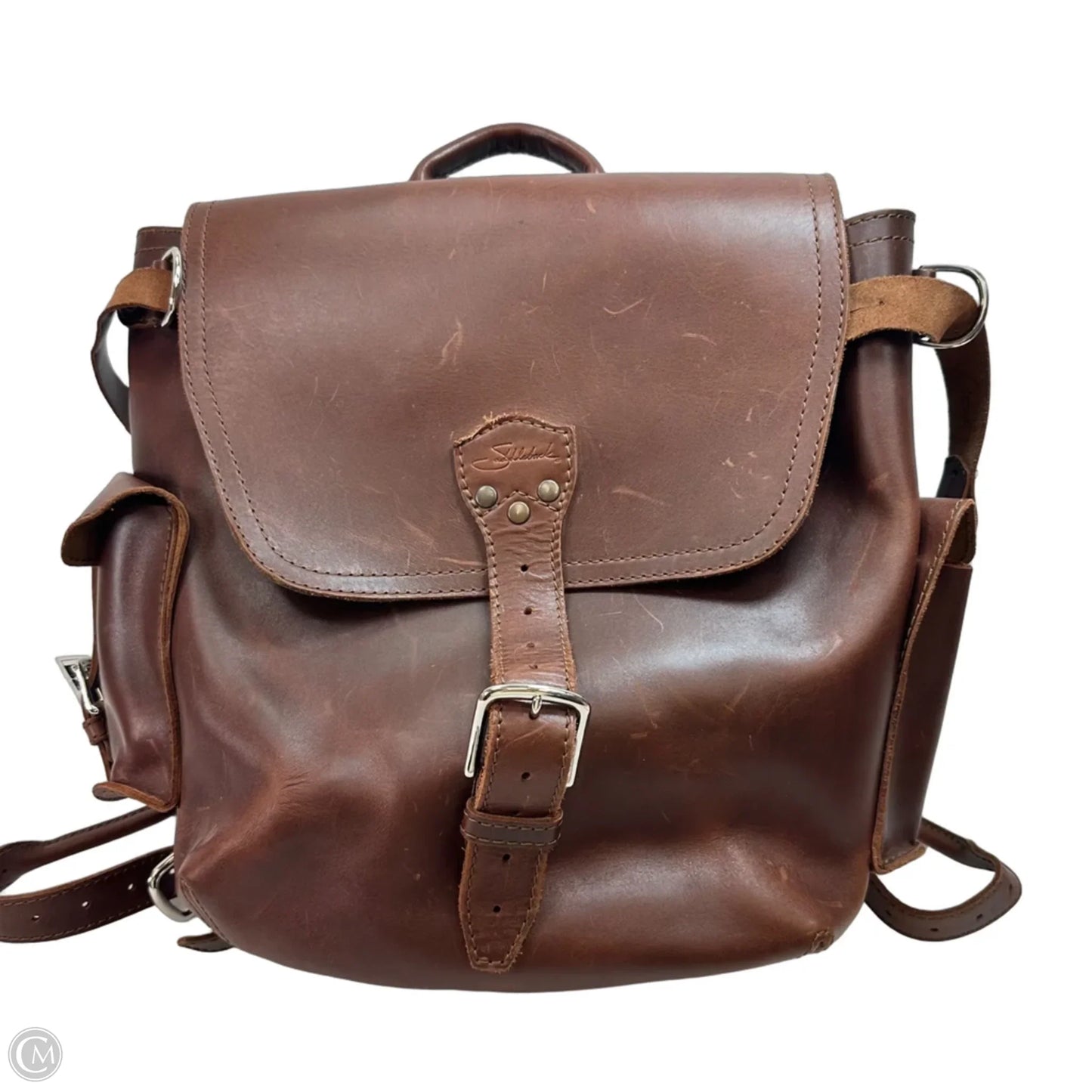 Backpack Leather By SADDLEBACK, Size: Medium