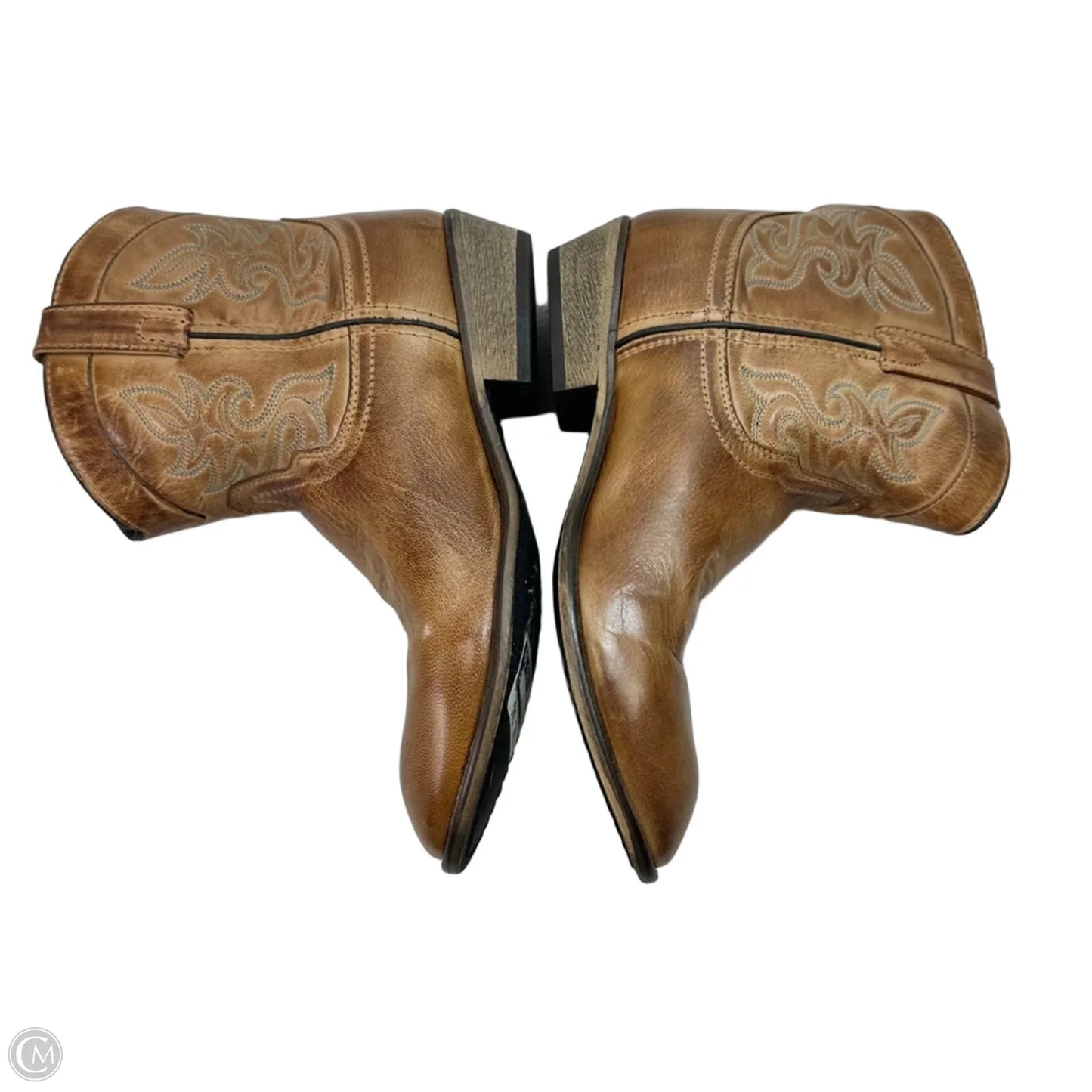 Boots Ankle Flats By Dingo In Brown, Size: 9.5