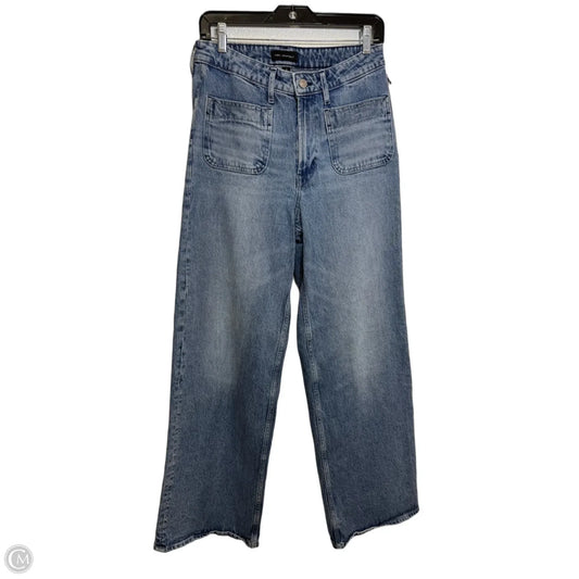 Jeans Wide Leg By Free Assembly In Blue Denim, Size: 8