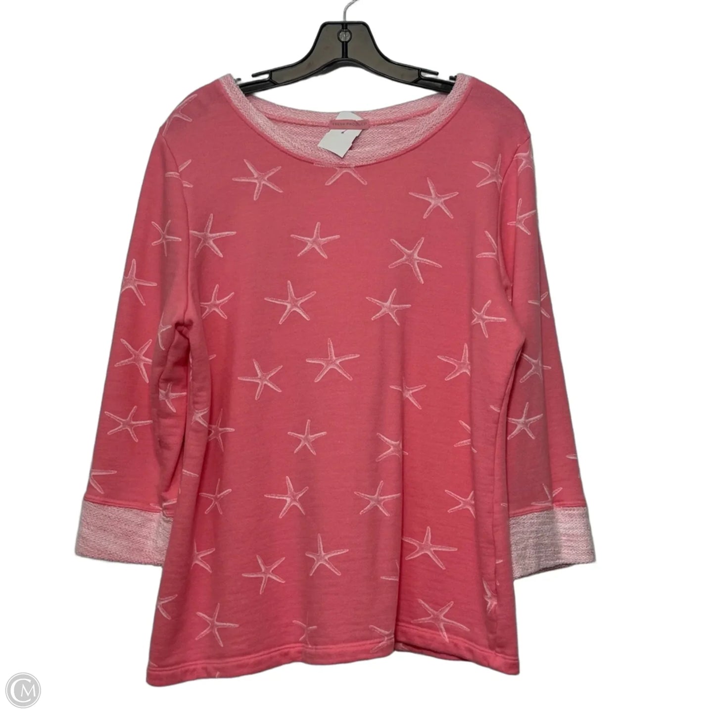 Top 3/4 Sleeve By Fresh Produce In Pink, Size: M