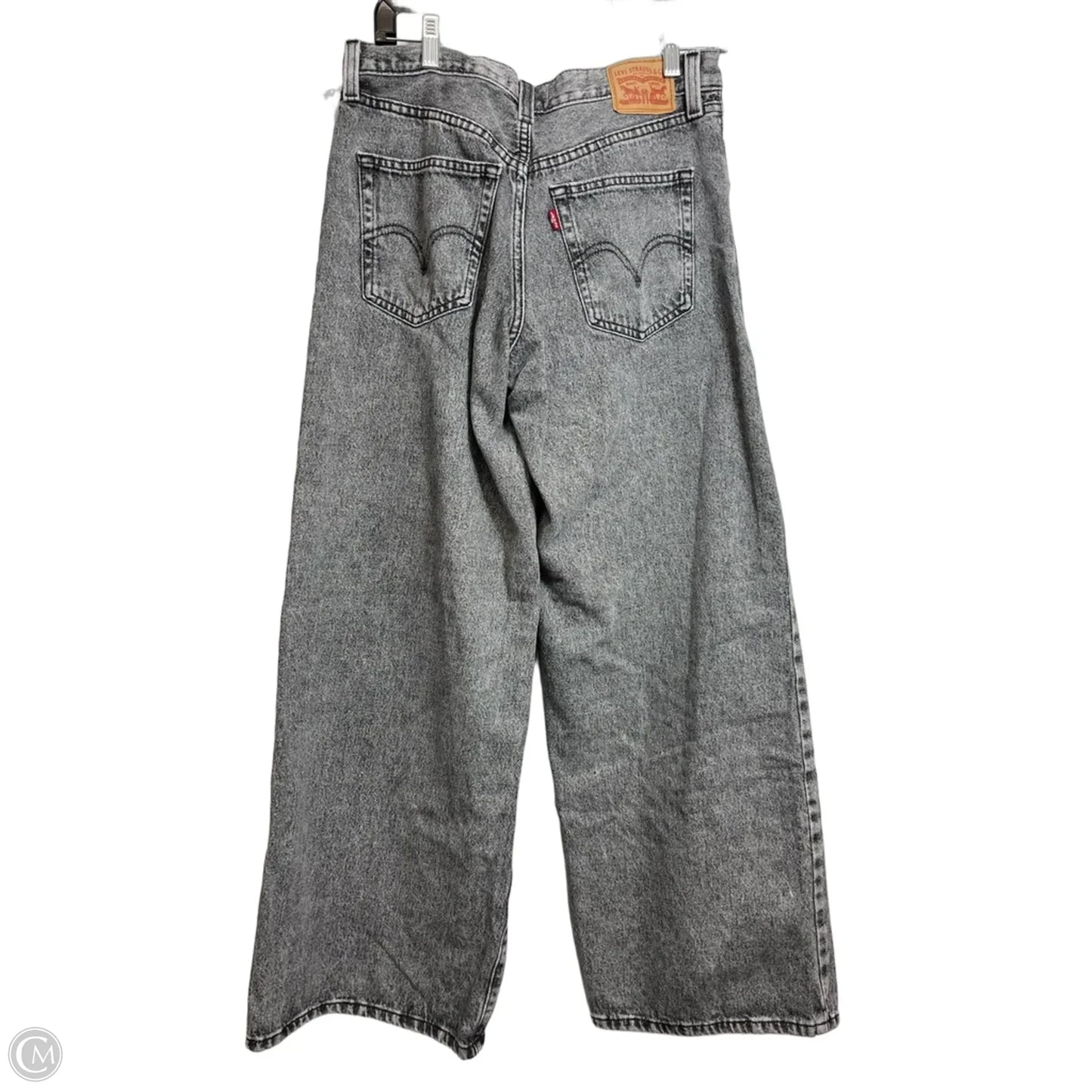 Jeans Wide Leg By Levis In Black, Size: 6
