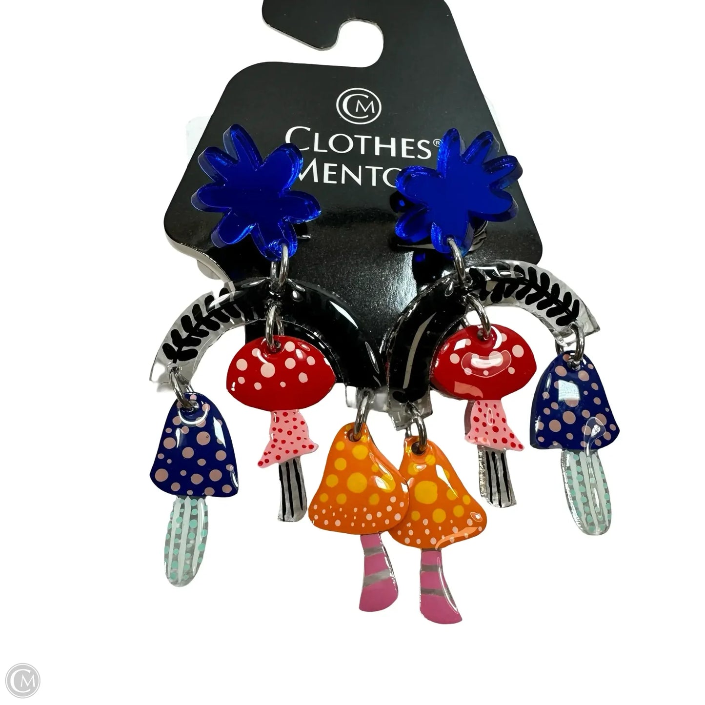 statement acrylic dangle earrings Dangle/drop By Boo and Boo Factory