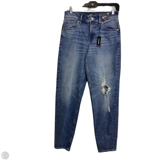 Jeans Boyfriend By Express In Blue Denim, Size: 0