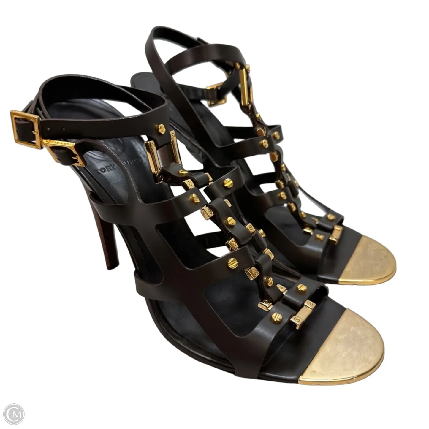 Shoes Designer By Tory Burch In Brown, Size: 9