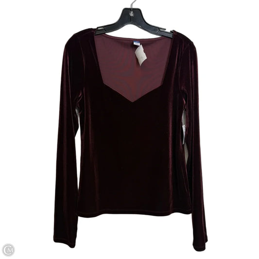Top Long Sleeve By Old Navy In Multi-colored, Size: M TALL